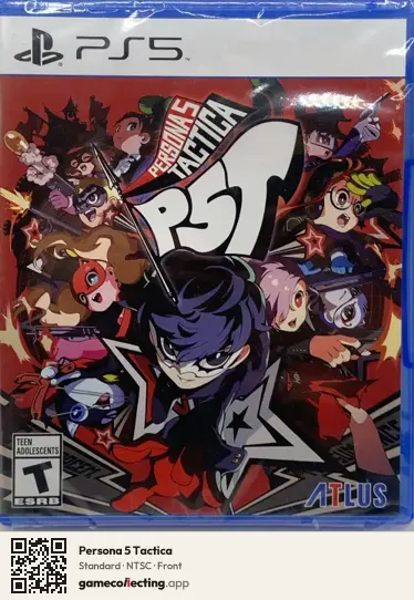 Persona 5 Tactica PlayStation 5, NTSC box front
