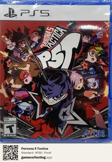 Persona 5 Tactica PlayStation 5, NTSC box front