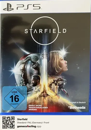 Starfield PlayStation 5, Germany box front