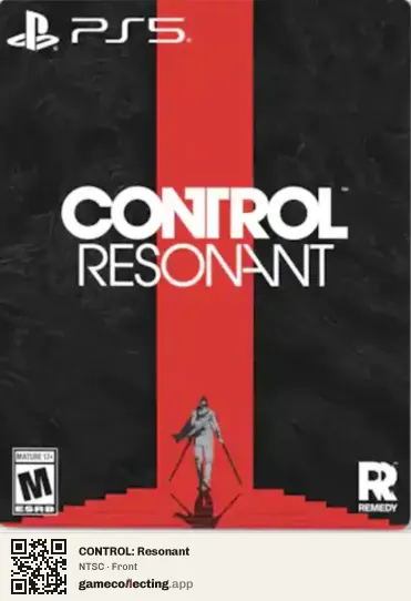CONTROL: Resonant PlayStation 5, NTSC box front