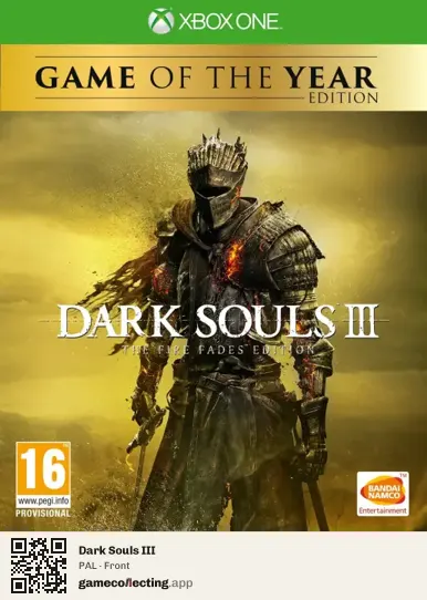 Dark Souls III Xbox One, PAL box front