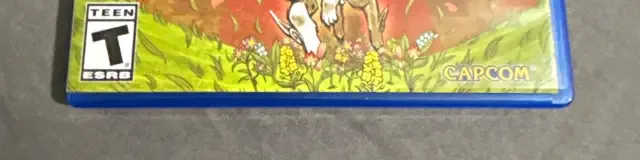 Ōkami HD, the ESRB box on its front
