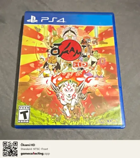 Ōkami HD PlayStation 4, NTSC box front