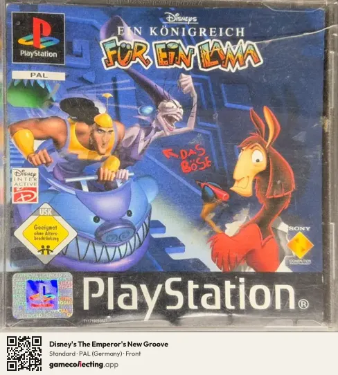 Disney's The Emperor's New Groove PlayStation, Germany box front
