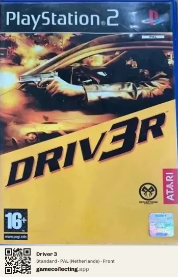 Driver 3 PlayStation 2, Netherlands box front