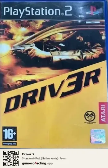Driver 3 PlayStation 2, Netherlands box front