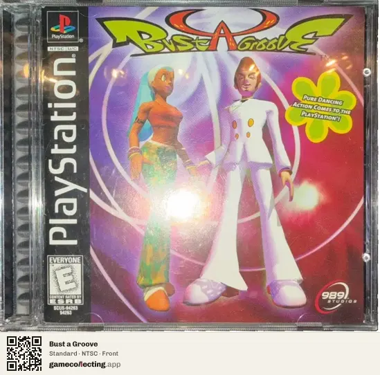 Bust a Groove PlayStation, NTSC box front
