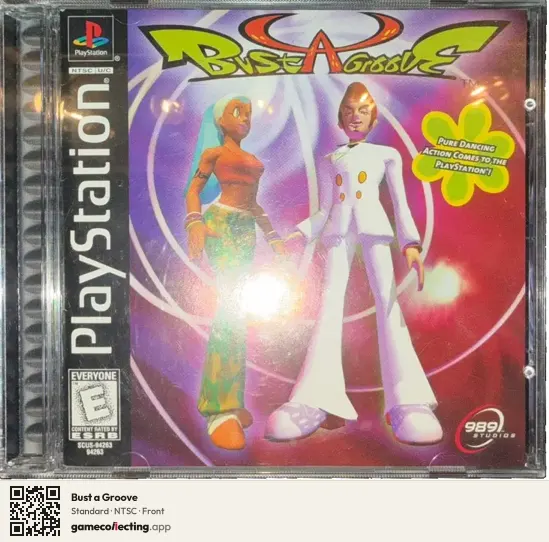 Bust a Groove PlayStation, NTSC box front