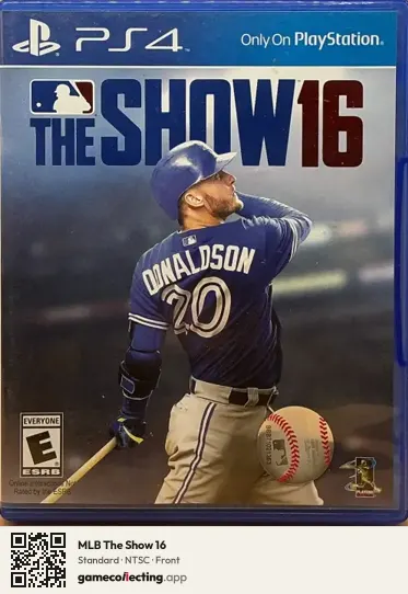MLB The Show 16 PlayStation 4, NTSC box front