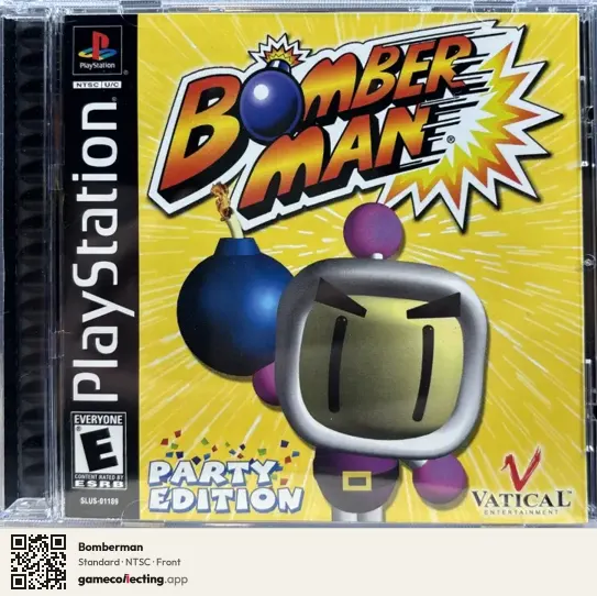 Bomberman PlayStation, NTSC box front