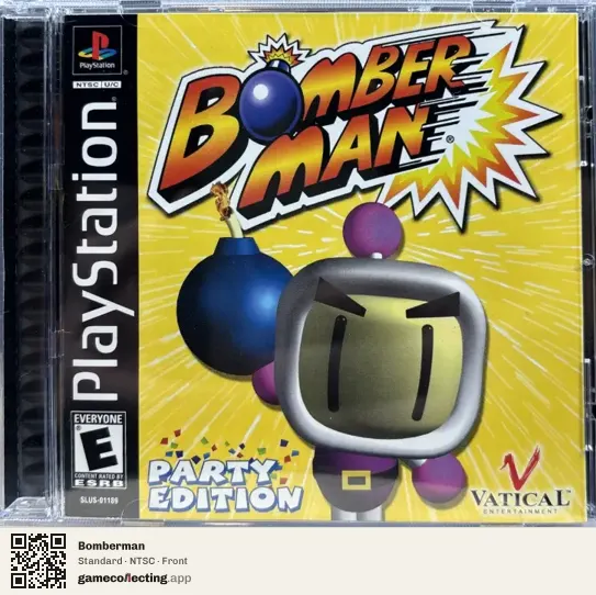 Bomberman PlayStation, NTSC box front
