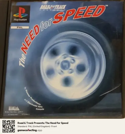 Road & Track Presents: The Need for Speed PlayStation, United Kingdom box front
