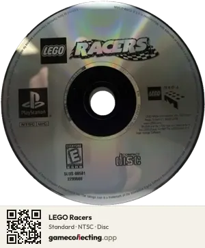 LEGO Racers PlayStation, NTSC disc
