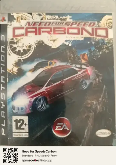 Need for Speed: Carbon PlayStation 3, Spain box front