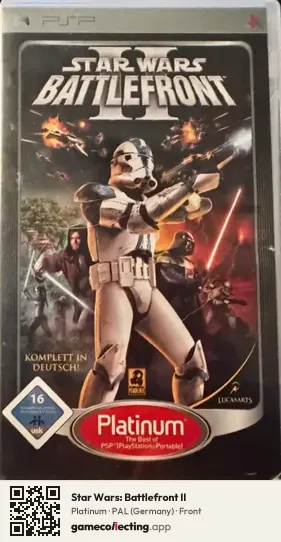 Star Wars: Battlefront II PlayStation Portable, Germany box front