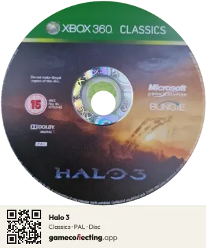 Halo 3 Xbox 360, PAL disc