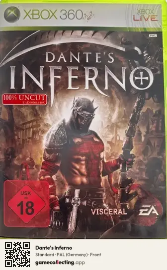 Dante's Inferno Xbox 360, Germany box front