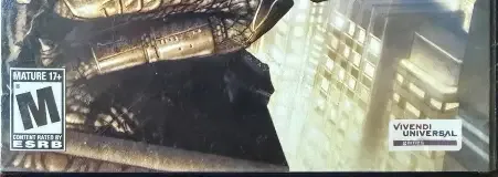 Predator: Concrete Jungle, the ESRB box on its front