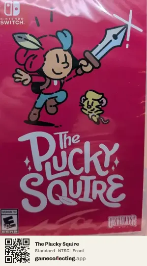 The Plucky Squire Nintendo Switch, NTSC box front