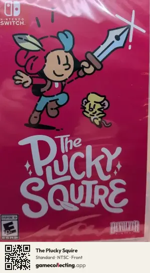 The Plucky Squire Nintendo Switch, NTSC box front