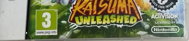 Moshi Monsters: Katsuma Unleashed, the PEGI square on its front