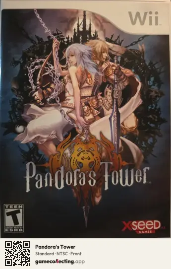 Pandora's Tower Nintendo Wii, NTSC box front