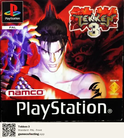 Tekken 3 PlayStation, PAL box front