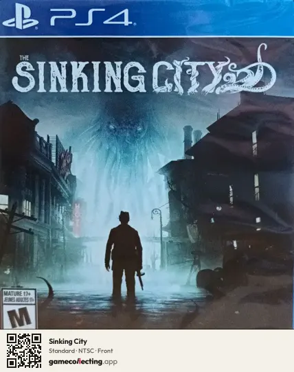 Sinking City PlayStation 4, NTSC box front