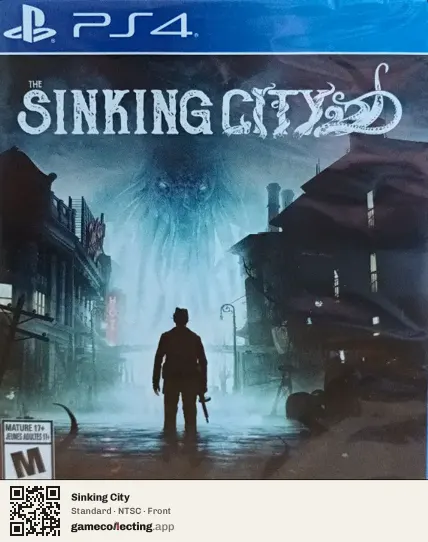 Sinking City PlayStation 4, NTSC box front