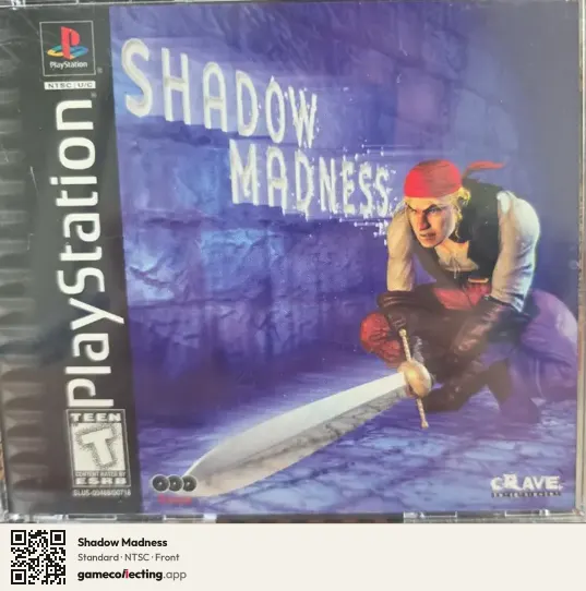 Shadow Madness PlayStation, NTSC box front