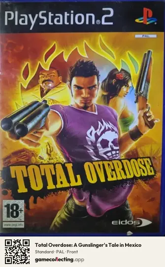 Total Overdose: A Gunslinger's Tale in Mexico PlayStation 2, PAL box front