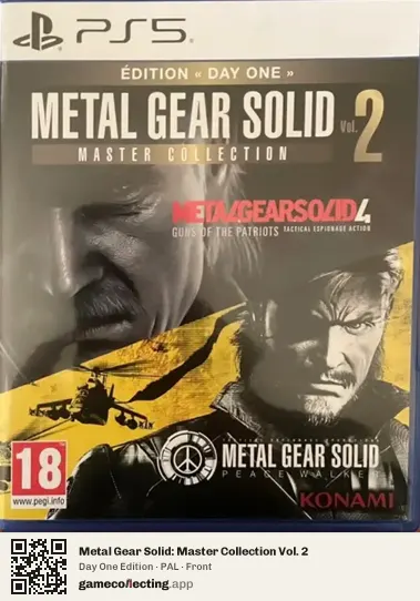 Metal Gear Solid: Master Collection Vol. 2 PlayStation 5, PAL box front