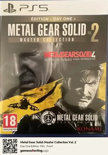 Metal Gear Solid: Master Collection Vol. 2 PlayStation 5, PAL box front