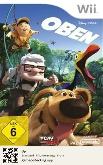 Up Nintendo Wii, Germany box front