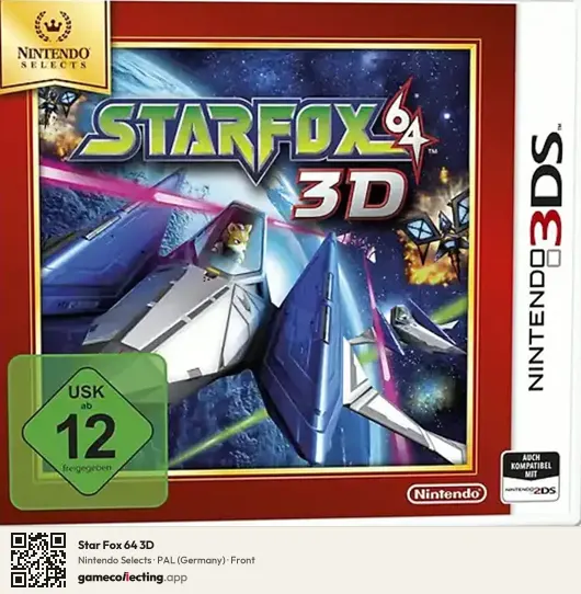 Star Fox 64 3D Nintendo 3DS, Germany box front