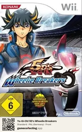 Yu-Gi-Oh! 5D's Wheelie Breakers Nintendo Wii, Germany box front
