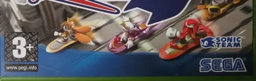 Sonic Riders, the PEGI square on its front