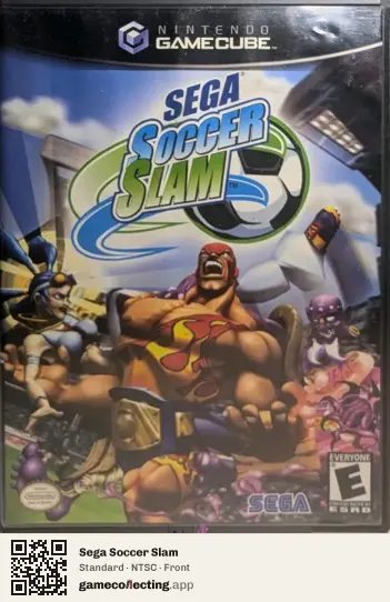 Sega Soccer Slam Nintendo GameCube, NTSC box front