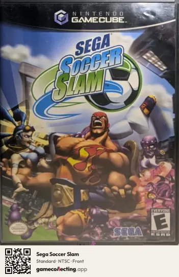 Sega Soccer Slam Nintendo GameCube, NTSC box front
