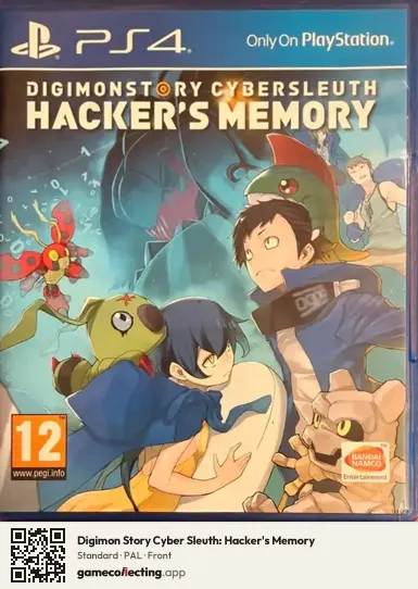Digimon Story Cyber Sleuth: Hacker's Memory PlayStation 4, PAL box front