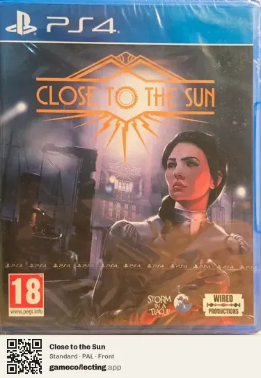 Close to the Sun PlayStation 4, PAL box front