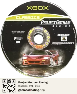 Project Gotham Racing Xbox, PAL disc