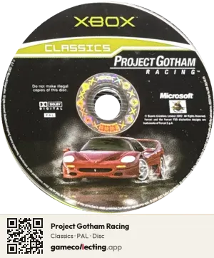 Project Gotham Racing Xbox, PAL disc