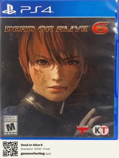 Dead or Alive 6 PlayStation 4, NTSC box front