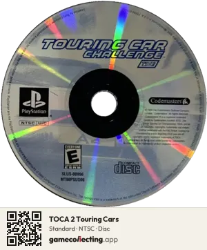 TOCA 2 Touring Cars PlayStation, NTSC disc