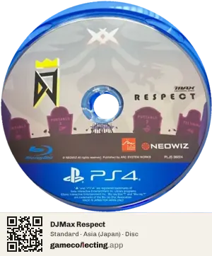 DJMax Respect PlayStation 4, Asia disc