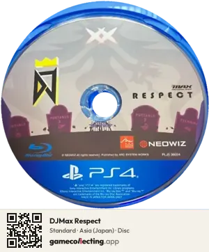 DJMax Respect PlayStation 4, Asia disc