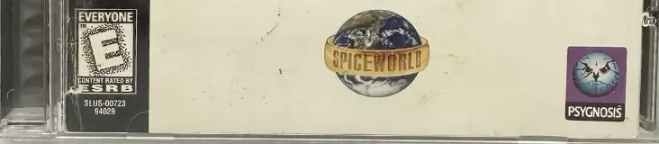 Spice World, the ESRB box on its front