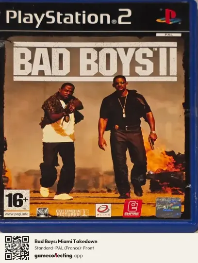 Bad Boys: Miami Takedown PlayStation 2, France box front