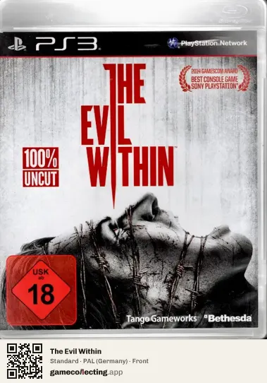The Evil Within PlayStation 3, Germany box front